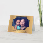 Custom Birthday Photo Personalise Card<br><div class="desc">Custom Birthday Photo Personalise Card is a card that you can recreate for yourself. Leave or Replace the Photograph with yours on the cover and information. Personalised it. Enjoy.</div>