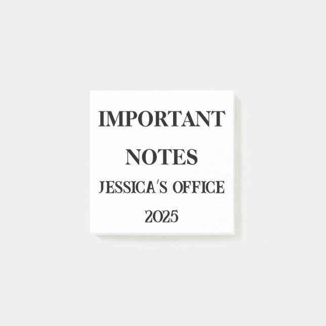 Custom Birthday Post-it Notes - Personalized Gift  (Front)