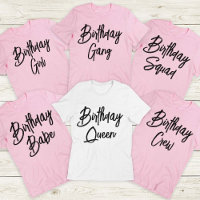 Custom Birthday Queen and Crew Squad Group Party