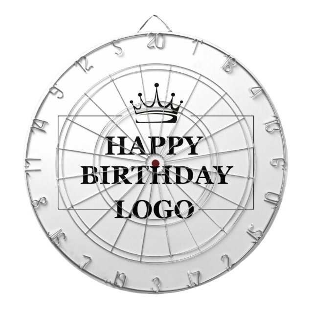 Custom Birthday Template Personalise Gift Design Dartboard (Front)