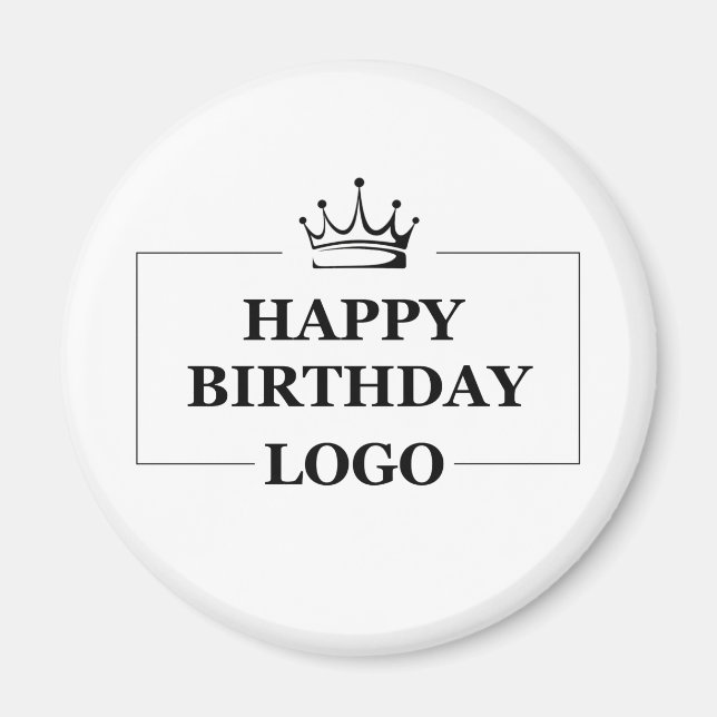 Custom Birthday Template Personalise Gift Design Magnet (Front)