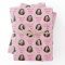 Custom Birthday Wrapping Paper Colourful Pink