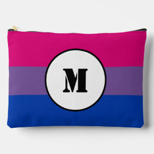 Custom bisexuality flag  accessory pouch
