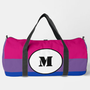 Custom bisexuality flag  duffle bag