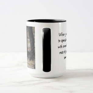 Custom Black 15 oz Ringer Mug Love1  By ZAZZ_IT