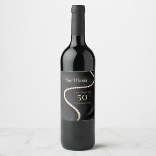 Custom Black 50 and Fabulous Wine Label