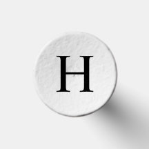 Custom Black and White Classic Minimal Monogram