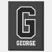 Custom Black and White Personalised Monogram