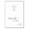 Custom Black and White, Script Wedding Place Cards