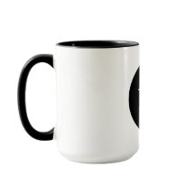 Custom Black Business Logo Branded Coffee Mug