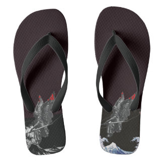 custom black chinel jandals