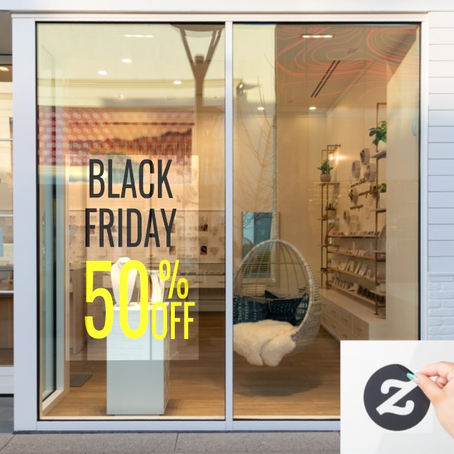 custom Black Friday Store Sale business elegant  (Store Window)