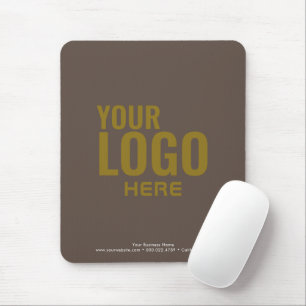 Custom Black Mouse Pad Business Logo Promotional