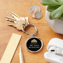 Custom Black Name  Real Estate Agent Promotional 
