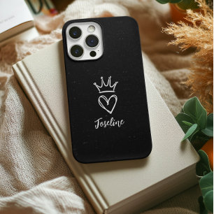 Custom Black Phone Case, Birthday Gift for Women Case-Mate iPhone 14 Pro Case