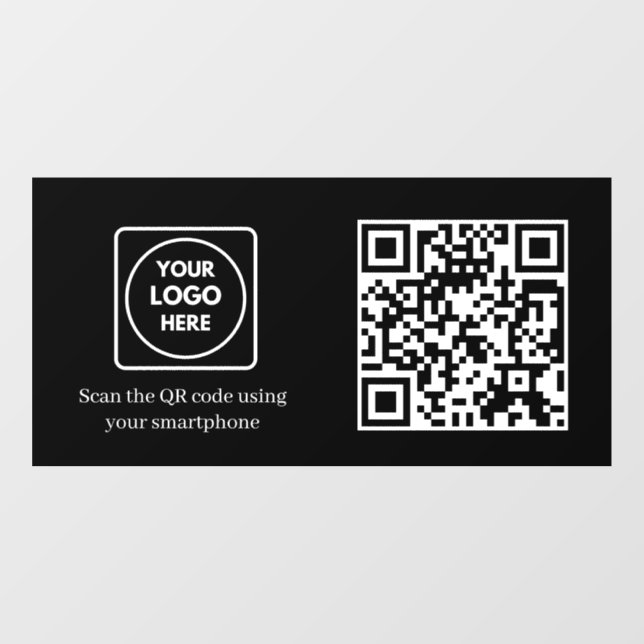 Custom Black QR Code | Access Control Display (Sheet)