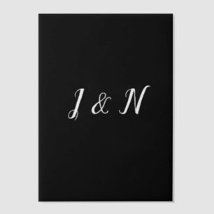 Custom Black Translucent Paper  Vellum Invitations