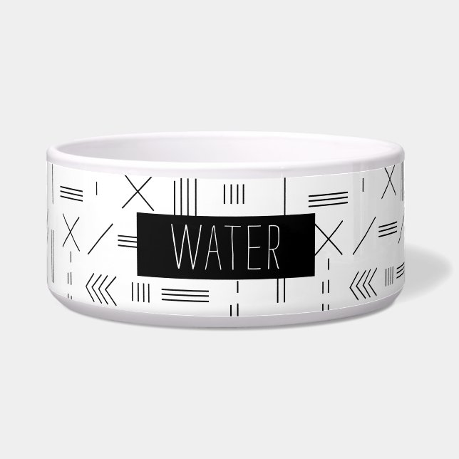 Custom Black White Minimalist Modern Geometric  (Front)