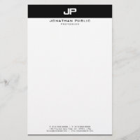 Custom Black White Modern Minimalist Template