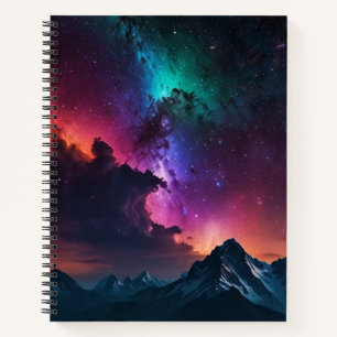 Custom Black & White Monogram Sketchbook Notebook