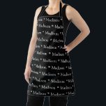 Custom black white name, text, pattern apron<br><div class="desc">Custom black white name,  text,  pattern Apron
you can change the name or text.

Great for cooks,  chefs,  pottery,  ceramics,  crafts,  work,  kitchen,  baking,  bbq,  grill,  and also businesses and stores,  etc</div>