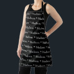 Custom black white name, text, pattern apron<br><div class="desc">Custom black white name,  text,  pattern Apron
you can change the name or text.

Great for cooks,  chefs,  pottery,  ceramics,  crafts,  work,  kitchen,  baking,  bbq,  grill,  and also businesses and stores,  etc</div>