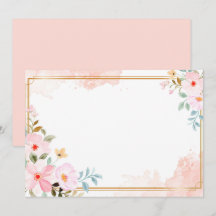 Custom Blank Floral