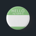 Custom Blank HELLO My Name Is Badge<br><div class="desc">This badge can be customised with any name!</div>