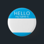 Custom Blank HELLO My Name Is Badge<br><div class="desc">This badge can be customised with any name!</div>