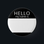 Custom Blank HELLO My Name Is Badge<br><div class="desc">This badge can be customised with any name!</div>