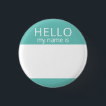 Custom Blank HELLO My Name Is Badge<br><div class="desc">This badge can be customised with any name!</div>