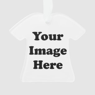 Custom Blank T-Shirt Acrylic Tree Ornament