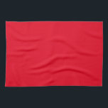 Custom Blank Template Elegant Red Create Your Own Tea Towel<br><div class="desc">Create Your Own Custom Upload Add Your Monogram Initial Photo or Logo Text Name Elegant Modern Cute Kitchen & Dining / Table & Kitchen Linens/ Blank Template Red Solid Colour Kitchen Towel.</div>