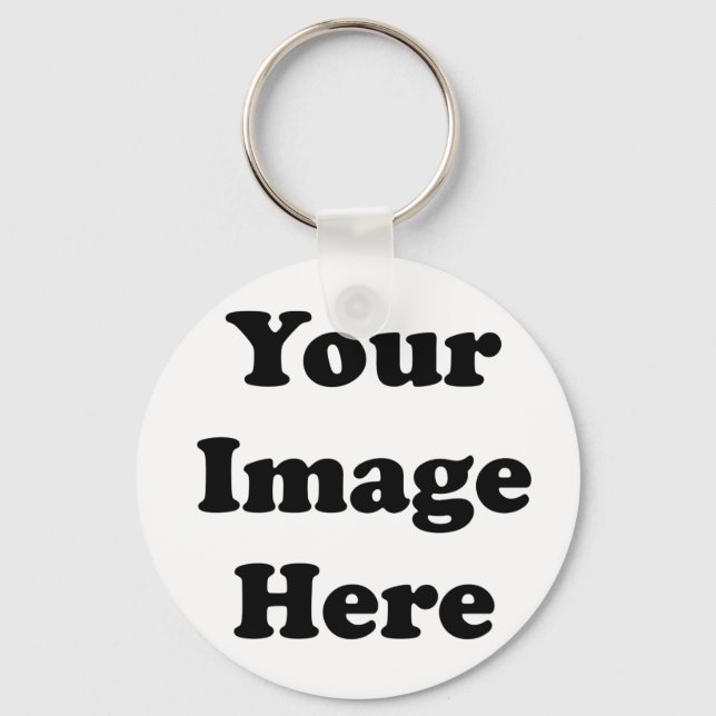 Custom Blank Template Key Ring (Front)