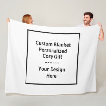 Custom Blanket – Personalized Cozy Gift
