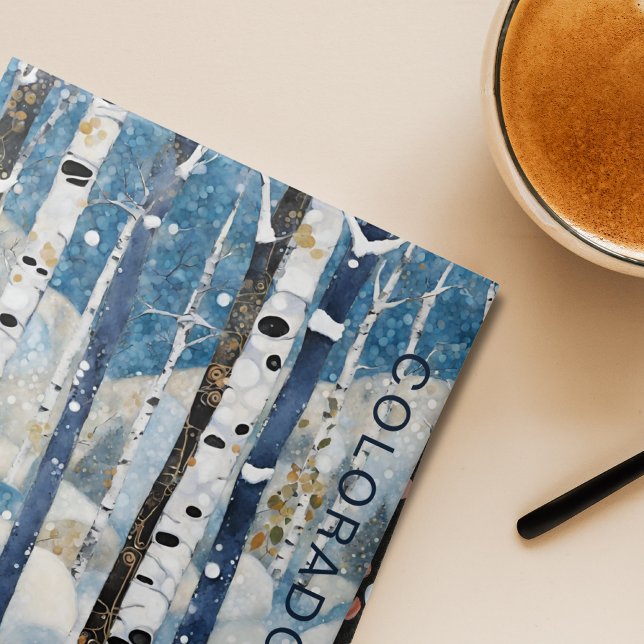 Custom Blue Aspen Forest Colorado  Tile (Creator Uploaded)