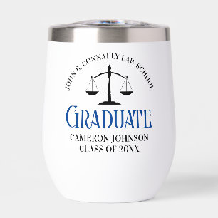 Custom Blue Law School Graduation Commemorative