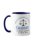 Custom Blue Law School Graduation Gift