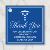 Custom Blue Medical School Graduation Party