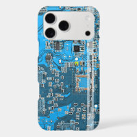 Custom Blue PCB Circuit Board for IT Pros