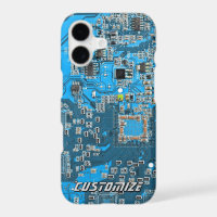 Custom Blue PCB Circuit Board for IT Pros 2