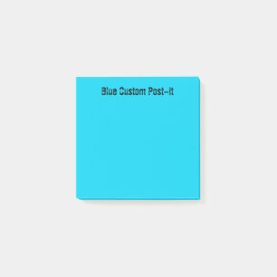 Custom Blue Post-it Notes