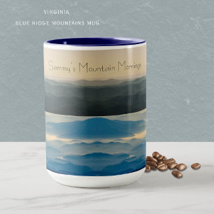 Custom Blue Ridge Mountains Virginia Mug