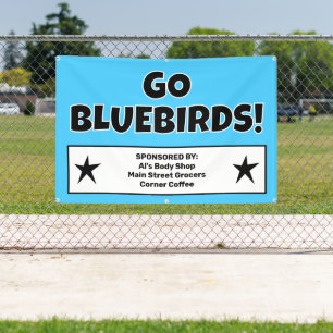 Custom Blue Team Sponsors Banner