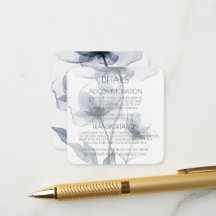 Custom Blue Translucent Flowers Details
