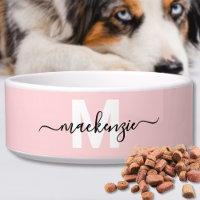 Custom Blush Pink Name Pet