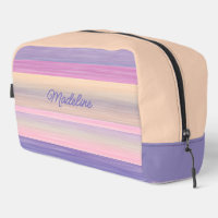 Custom Blush Pink Violet Purple Watercolor Stripes
