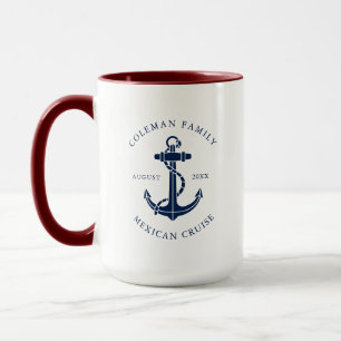 Custom Boat Anchor Family Beach House Mug