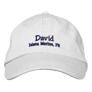 Custom boating Hat - David