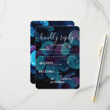 Custom Bold Beautiful Flowers Wedding